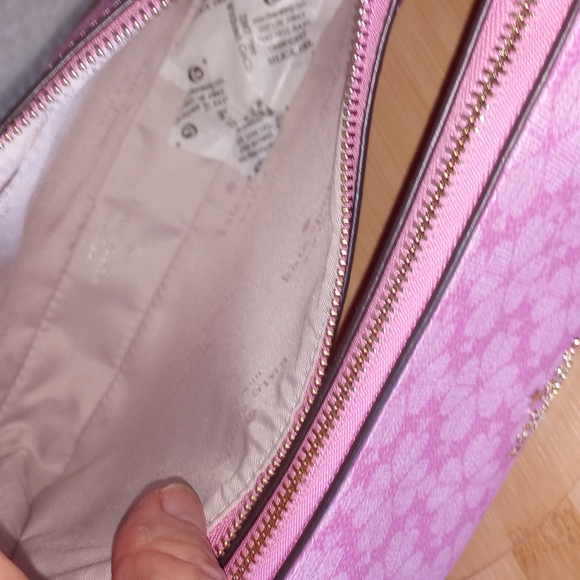 Kate Spade Pink Floral Women's Bag; 2in1; NWT - Picture 7 of 12